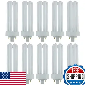 B01nby00zz Sunlite Cfl Plt 32w 4-pin Gx24q3 Triple Tube Light Bulb 4-pack 4100k 2400lm