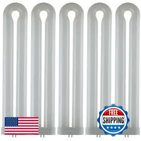 Sunlite B01ngtq7us 40489-su T10 Fluorescent U-shaped Light Bulb 50 Watts Uv 365nm
