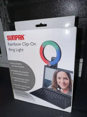 Sunpak 090729615128 -rainbow Ring Light With Adjustable Clip #2