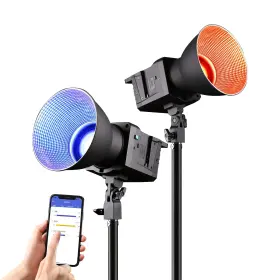 P100-rgb Sutefoto 100 W Rgb Video Light 2800k-10000k 360 Full Color Conti