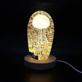 Ac-02 Syovalumi Mintso Elegant Wooden Led Light Stand With Adjustable Brightness 4 Inch #2