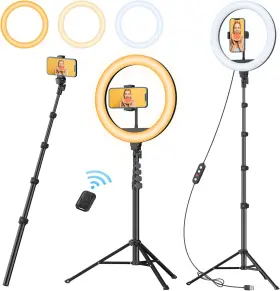 Rl301t Sztodi 744759763105 Todi 12 Inch Ring Light With 63 Extendable Tripod Stand Selfie Ringlight Phon