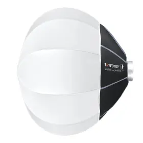 Kq85 T&yfotop Lantern Softbox 33.5inch/85cm One Step Quick Release 360 Light Diffuser Wit