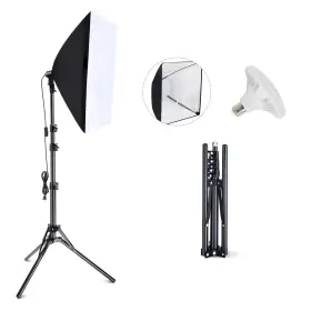 T-sk01-sk02-sk03 Takerers Softbox Photography Lighting Kit 16ftft X Continuous Photo Studi
