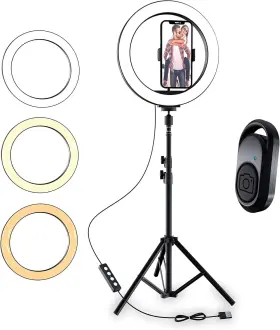 04951 Talkworks 10ftft Selfie Ring Light Compatible With Iphone 14/plus/pro/max