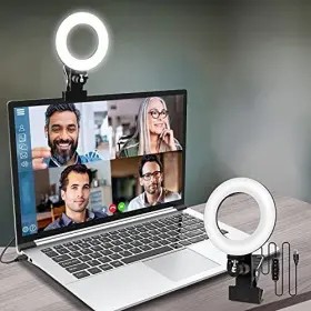 Tantuu 191170660429 Video Conference Lighting Webcam Ring Light For Monitor Clip On Zoom