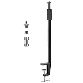 Tarion 060989790045 Desktop Light Stand With 1/4 Inch 3/8 Screws For Ring Tabletop Moun