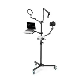 Tarion 060989791035 Live Streaming Stand With Wheels - 61 Inch /155cm 5-in-1 Stream Equip