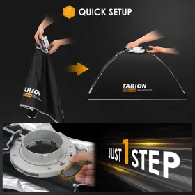 11.8x47.2in Tarion 060989791479 Foldable Strip Softbox For Lighting Quick 1-step Assembly 30x1 #2