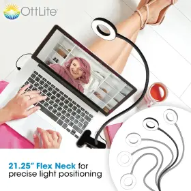 Csj36g5w Technologies Capture Clip-on Led Selfie Ring Light For Desks - Conference Lighting Remote #2