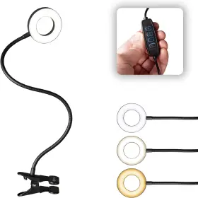 Csj36g5w Technologies Capture Clip-on Led Selfie Ring Light For Desks - Conference Lighting Remote