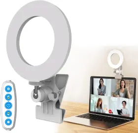 Technology 445005841822 Ring Light 5ftft Usb Portable Lighting 3200k-6500k Dimmable Led Clip On Computer M
