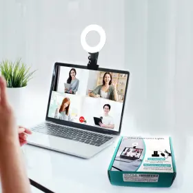 Technology 445018219243 Ring Light 5ftft Usb Portable Lighting 3200k-6500k Dimmable Led Clip On Computer M