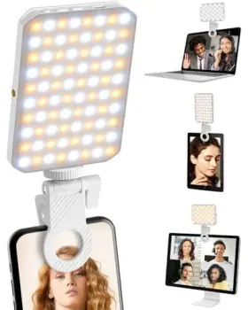 Teoteeo 788567549582 Rechargeable Led Selfie Light For Phone - Clip-on Iphone With 3 Modes