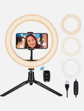 F-532f1 Tesoky 10.2 Inch Led Ring Light With Stand And Phone Holder - #3