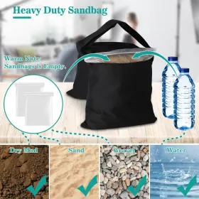 Amsna-b036 Thanger 4 Packs Sandbags For Photography Video Stand Pre-filled Weight Bags With Zip #2