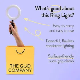 The G D Company 195893903290 Perfect 5-inch Portable Ring Light With Stand Premium Photo And Video Li #2