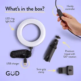 The G D Company 195893903290 Perfect 5-inch Portable Ring Light With Stand Premium Photo And Video Li #3