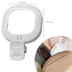 The Larsa Light 850064257007 Pippen Led Selfie With Clip And Glass Mirror Rechargeable #2