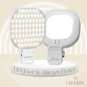 The Larsa Light 850064257007 Pippen Led Selfie With Clip And Glass Mirror Rechargeable #3