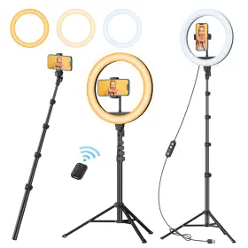 Todi 791386787073 12 Inch Ring Light With 63 Extendable Tripod Stand Selfie