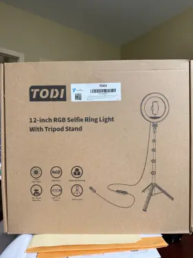 X002w9u8mx Todi 12 Inch Ring Light With 63 Extendable Tripod Stand Selfie Ringlight Phon