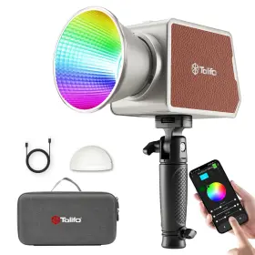 Pl-100rgb-uk Tolifo 100w Rgb Led Video Light With 18000mah Battery Portable Cob 360 Full Color