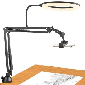 23071 Tonor Overhead Ring Light Kit 10 Inch Ringlight With Heayy Duty Boom Arm And Phone Hol