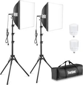 Torjim 445046995980 Softbox Photography Lighting Kit 16ftft X Professional