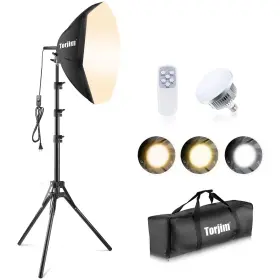 Torjim 705161182984 Softbox Photography Lighting Kit 20ftft X Professional K