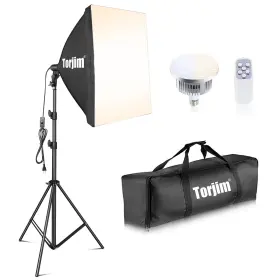 Torjim 716032913552 Softbox Lighting Kit 27 Inch X Professional Photography With 85
