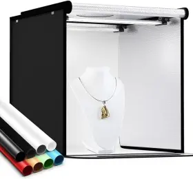 45travorfbaus Travor Photo Box 8 Pcs Backdrops Light 24 X Inch Dimmable #2