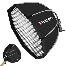 Ks55 Triopo 757255671416 Portable Softbox 21.6in / 55cm Speedlite Octagon Umbrella With H