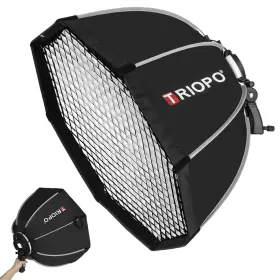 Ks90 Triopo 757255671430 Portable Softbox 35in / 90cm Speedlite Octagon Umbrella With Hon