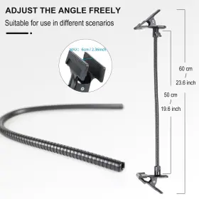 C5055a Trumagine Photo Studio Lighting Light Stand Clamps Background Clip Gooseneck Tube Small #2