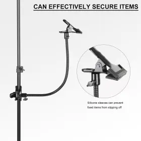 C5055a Trumagine Photo Studio Lighting Light Stand Clamps Background Clip Gooseneck Tube Small #3