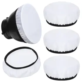 586093 Tucnoeu 1 Mtqntbfq 7 Inch /18cm Light Diffuser Soft Lamp Cover White Shade 4pcs