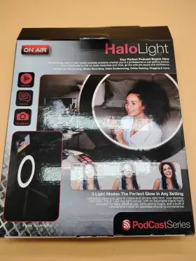 7667 Tzumi On Air Halolight 8 Inch Led Ring Light And Tripod Stand Usb Powered New Sealed #3