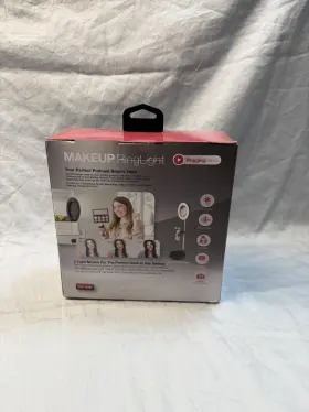 Tzumi 841351180092 Makeup Ring Light 6 Inch Led With Mirror And Phone Mount Vlogging Series