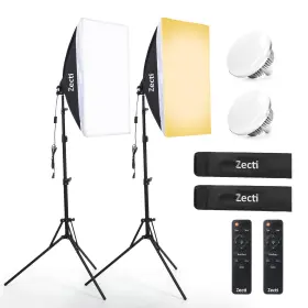 Ubeesize 194223920099 Softbox 20x20 Lighting Kit With 85w Led Bulbs