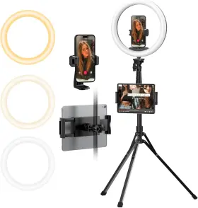 Ubeesize 313100610636 12 Inch Ring Light With 74 Extendable Tripod Stand And Ipad Phone Holder L