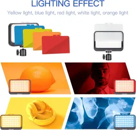 Ubeesize 695638440085 Led Video Light Kit 2pcs Dimmable Continuous Portable Photography With #3