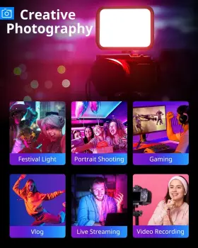 Ubeesize 840322305946 2-pack Rgb Photography Lighting Studio Lights With Adjustable Tripod Stand A #2