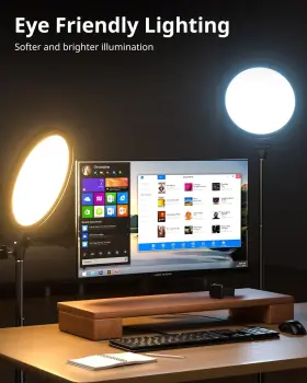 Ubeesize 840322307568 Professional Big Ring Light With 66 Inch Tall Stand Phone Holder And R #2