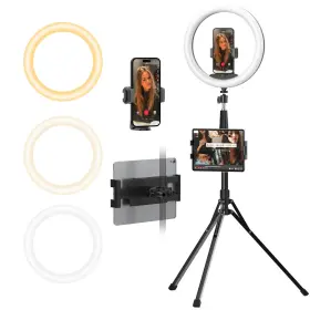 Ubeesize 840322309388 12 Inch Ring Light With 74 Extendable Tripod Stand And Ipad Phone Holder Led Cir