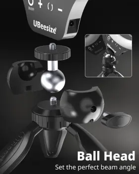 Ubeesize 850018402255 Selfie Ring Light With Tripod Stand Black Led Circle Light/live Stream #3