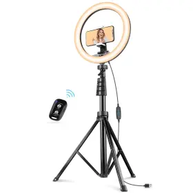 Ubeesize 850038078393 12.2 Inch Ring Light With 62 Selfie Stick Tripod Led Stand And