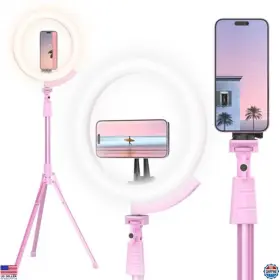 B0cxxcl749 Ubeesize 12ftft Ring Light With 62ftft Tripod And Magnetic Phone Holder For Tiktok/youtube