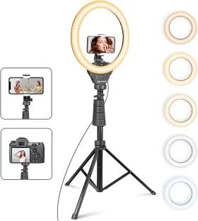 Tbc001 Ubeesize 12ftft Selfie Ring Light With 62 Tripod Stand For Video Recording Live