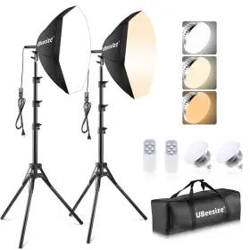 Ub002 Ubeesize Softbox Photography Lighting Kit 20ftft X Professional K